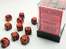 Chessex Gemini Black Red/Gold 12mm (36 d6 Dice)