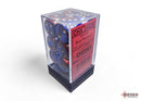 Chessex Gemini Blue Red/Gold 16mm (12 d6 Dice)