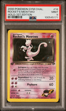 Rocket's Mewtwo 14/132 Gym Challenge 1st Edition PSA 9 100545171