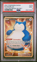 Snorlax 224/198 Chilling Reign Secret Rare PSA 9 83213944