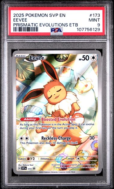 Eevee (173) Black Star Promo PSA 9 107756129