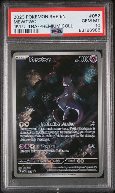 Mewtwo (052) Black Star Promo PSA 10 83196988