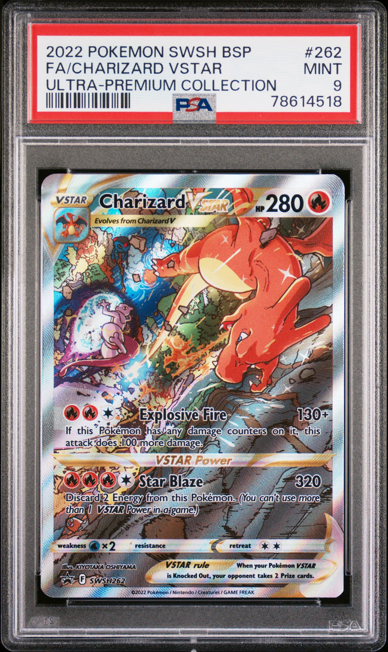 Charizard Vstar SWSH262 PSA 9 78614518