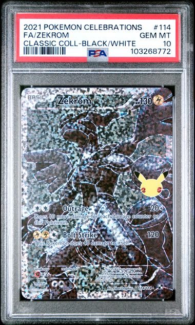 Zekrom 114/114 Celebrations Classic Coll. PSA 10 103268772
