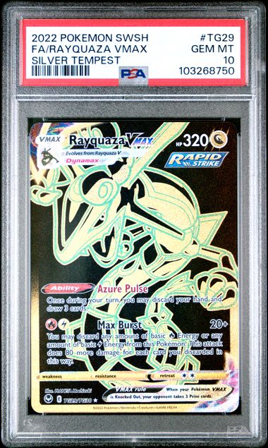 Rayquaza VMAX TG29/TG30 Silver Tempest PSA 10 103268750