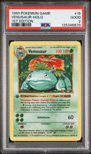 Venusaur - Holo 15/102 Base Set 1st Edition PSA 2 125346679