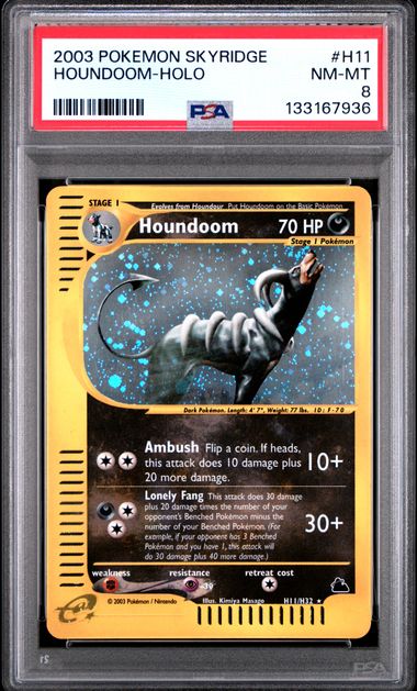 Houndoom H11/H32 Skyridge PSA 8 133167936