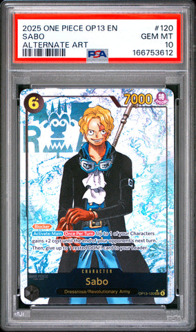 Sabo Alternate Art (Carrying on His Will) #120 PSA 10 166753612