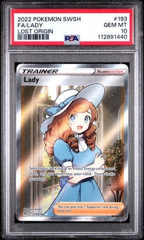 Lady 193/196 Lost Origin PSA 10 112891440