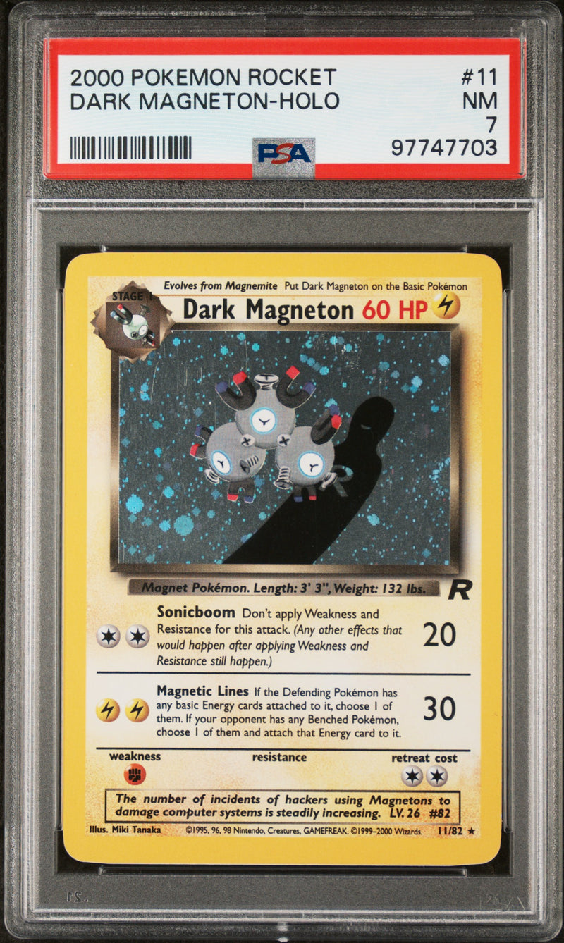 Dark Magneton 11/82 Team Rocket PSA 7 97747703