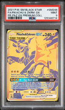 Pikachu & Zekrom GX SM248 Black Star Promo PSA 9 125346714