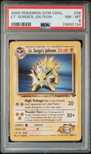 Lt. Surge's Jolteon 28/132 Gym Challenge PSA 8 70600124