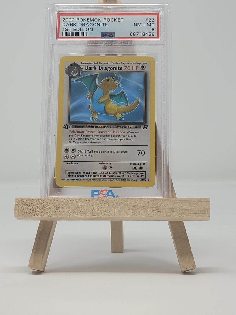 Dark Dragonite 22/82 1st Edition Team Rocket PSA 8 68718456