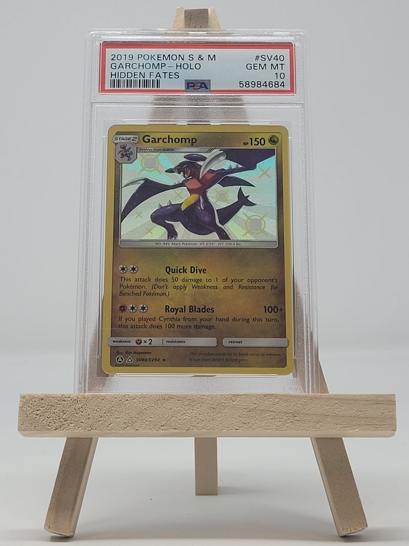 Garchomp SV40/SV94 Hidden Fates PSA 10 58984684