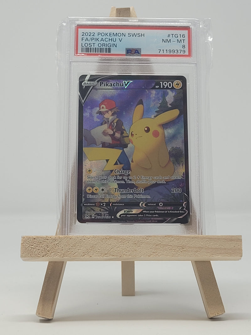 Pikachu V TG16/TG30 Lost Origin PSA 8 71199379