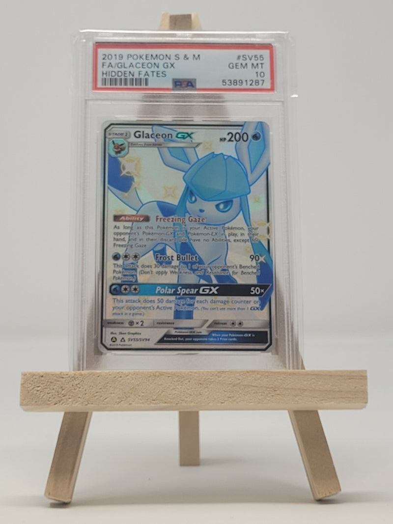 Glaceon GX SV55/SV94 Hidden Fates PSA 10 53891287