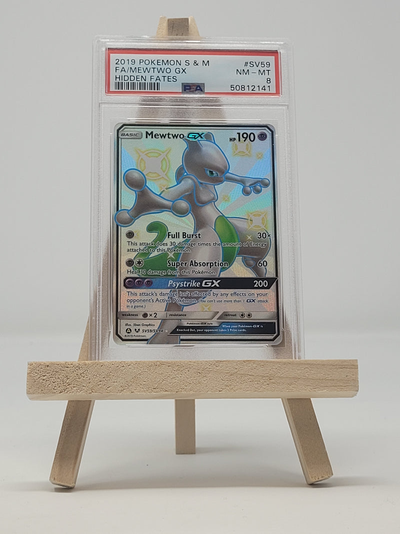 Mewtwo GX  SV59/SV94 Hidden Fates PSA 8 50812141