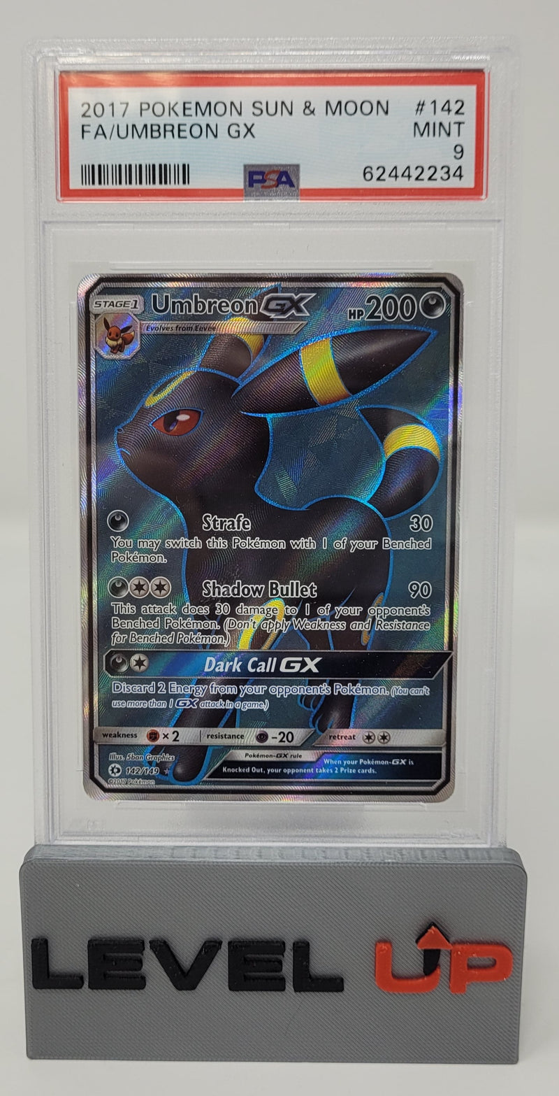 Umbreon GX 142/149 Sun & Moon Base Set PSA 9 62442234