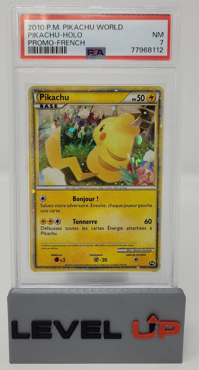 Pikachu 2010 Pikachu World French PSA 7 77968112