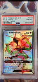 Buzzwole GX SV68/SV94 Hidden Fates PSA 10 54400720
