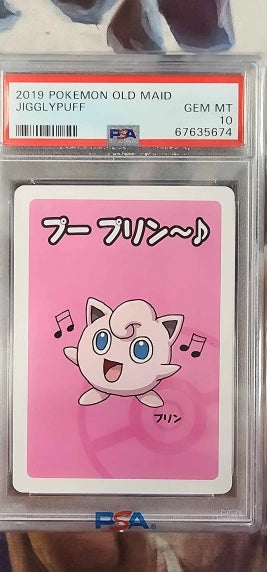 Jigglypuff Pokemon Old Maid Card PSA 10 67635674