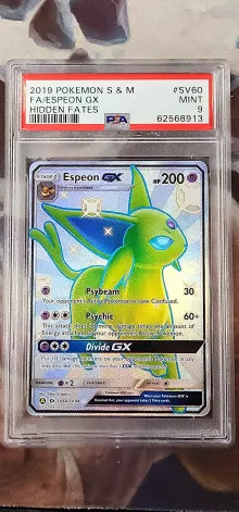 Espeon GX SV60/SV94 Sun & Moon: Hidden Fates PSA 9 62568913