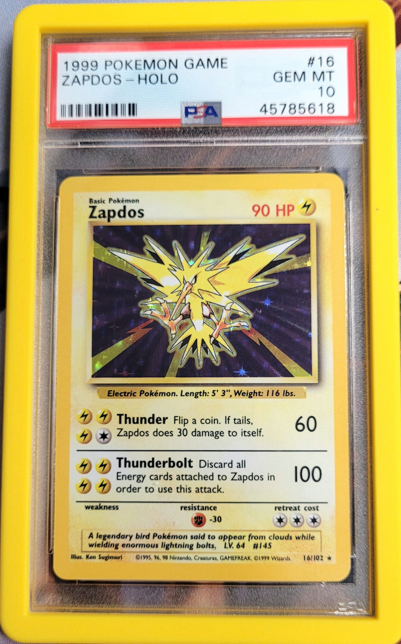 Zapdos - Holo 16/102 Base Set PSA 10 45785618