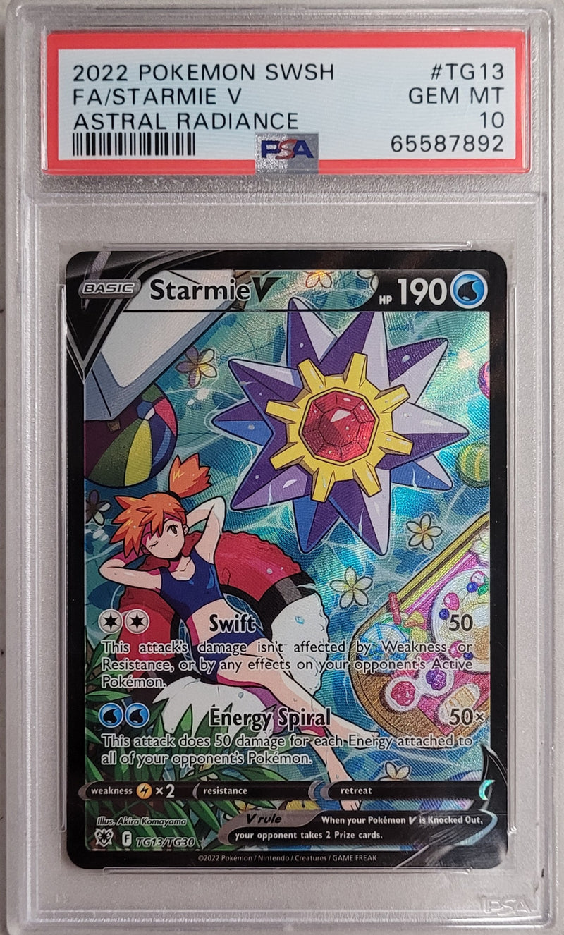 Starmie V TG13/TG30 Astral Radiance PSA 10 65587892