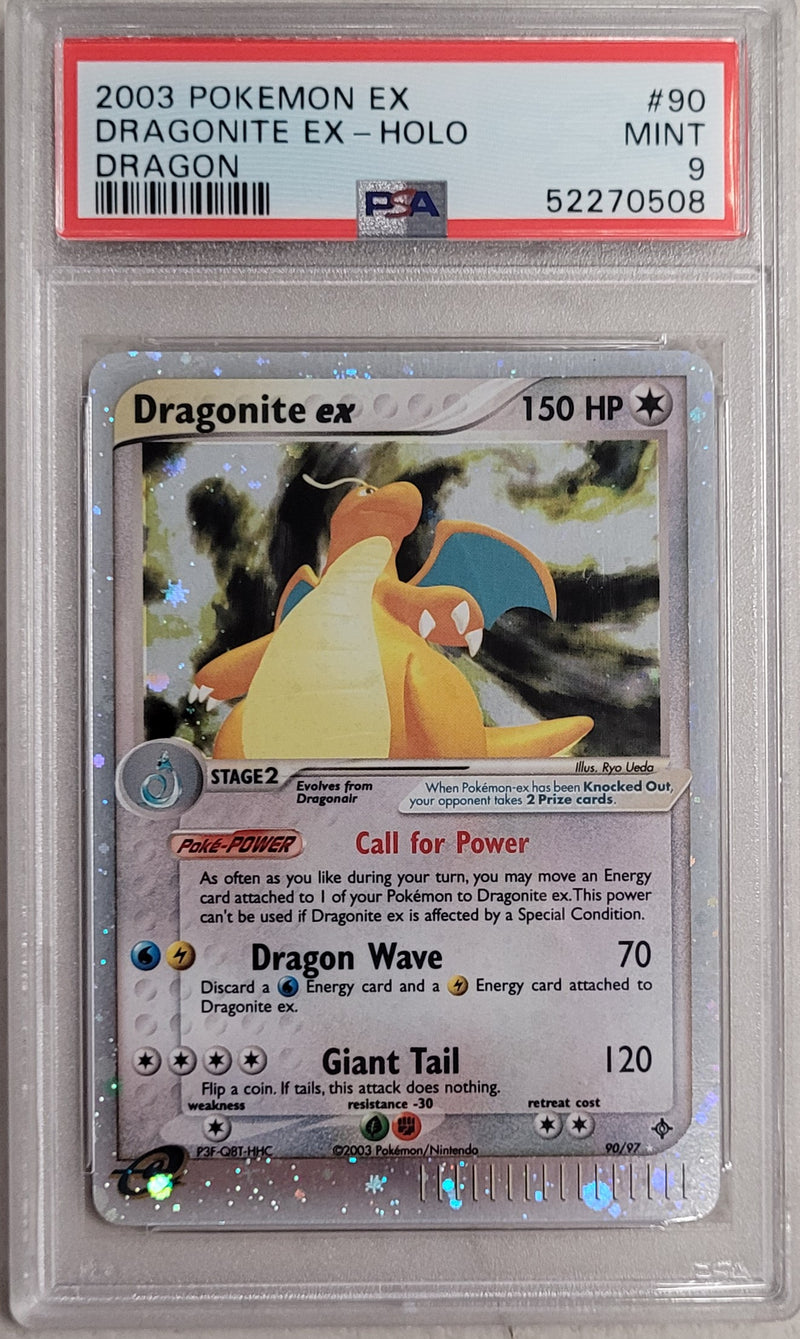 Dragonite ex 90/97 EX: Dragon PSA 9 52270508