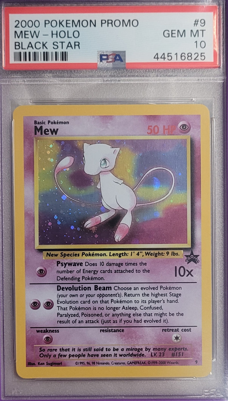 Mew - Holo (9) Black Star Promo PSA 10 44516825