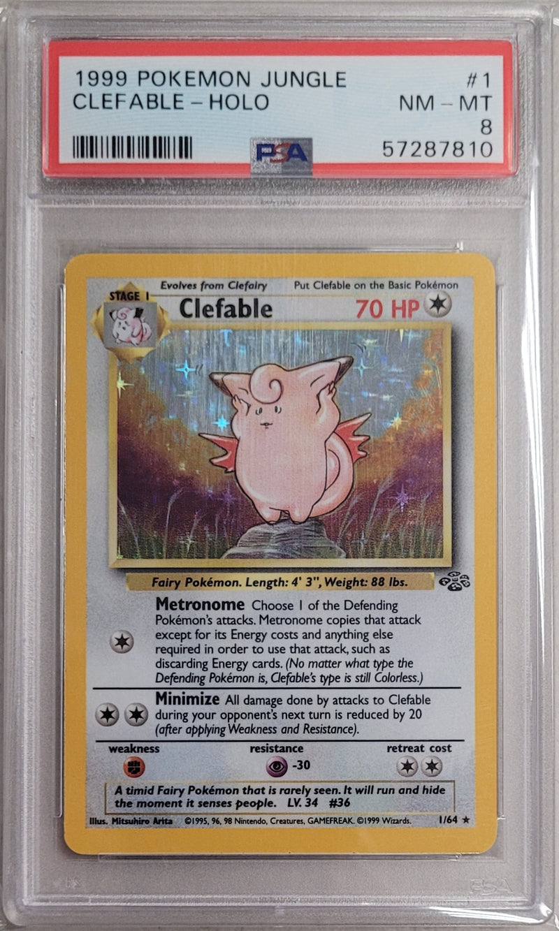 Clefable - Holo 1/64 Jungle PSA 8 57287810