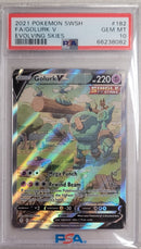 Golurk V 182/203 Evolving Skies PSA 10 66238082