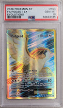 Pidgeot EX 104/108 Evolutions PSA 10 56633185