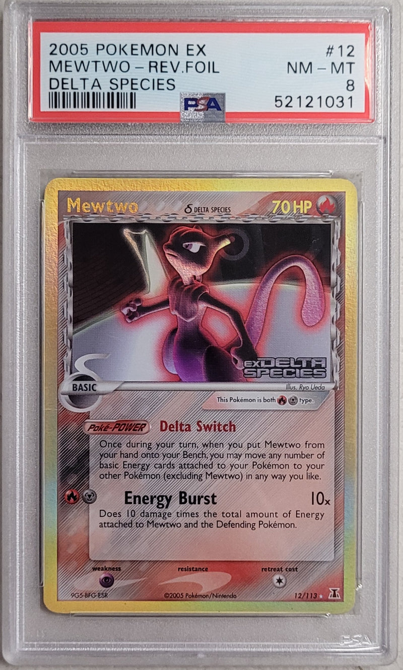 Mewtwo Delta Species 12/113 Delta Species PSA 8 52121031