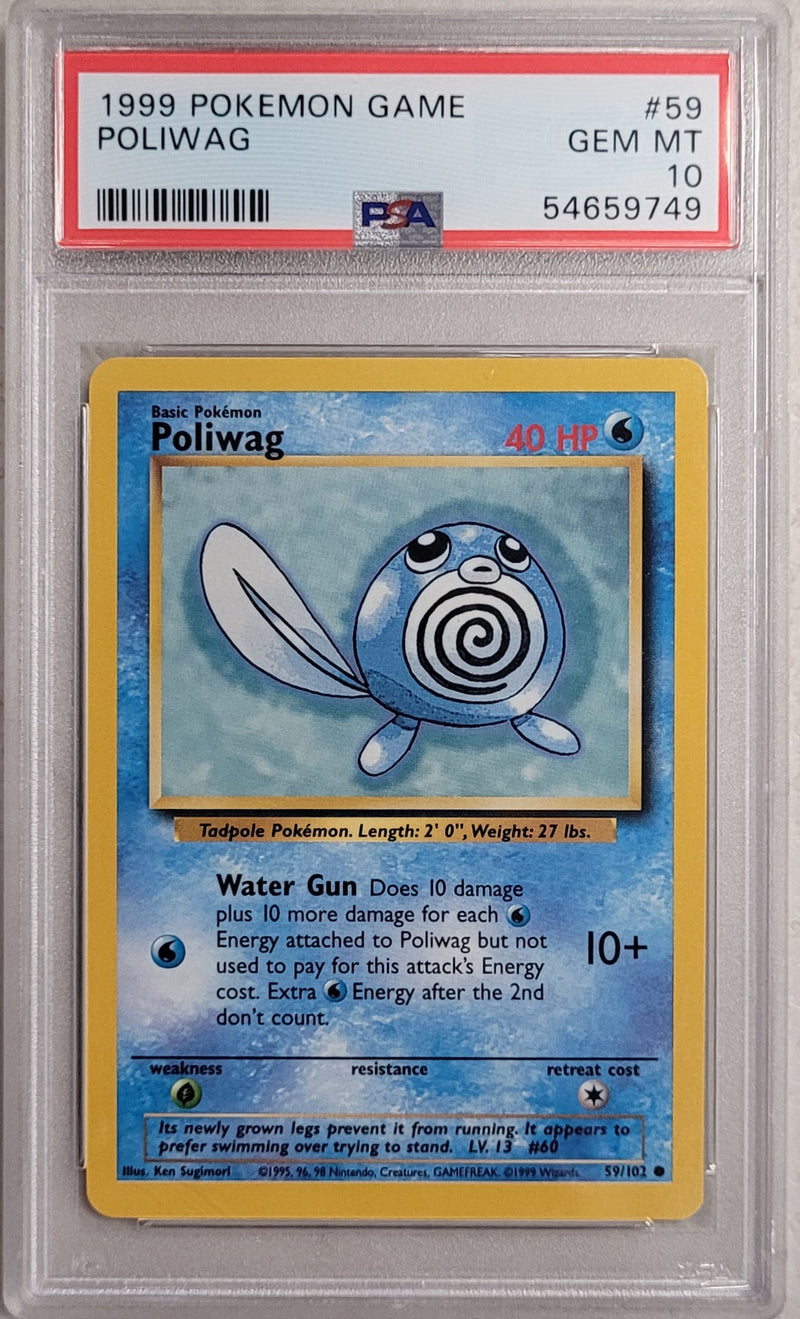 Poliwag 59/102 Base Set PSA 10 54659749