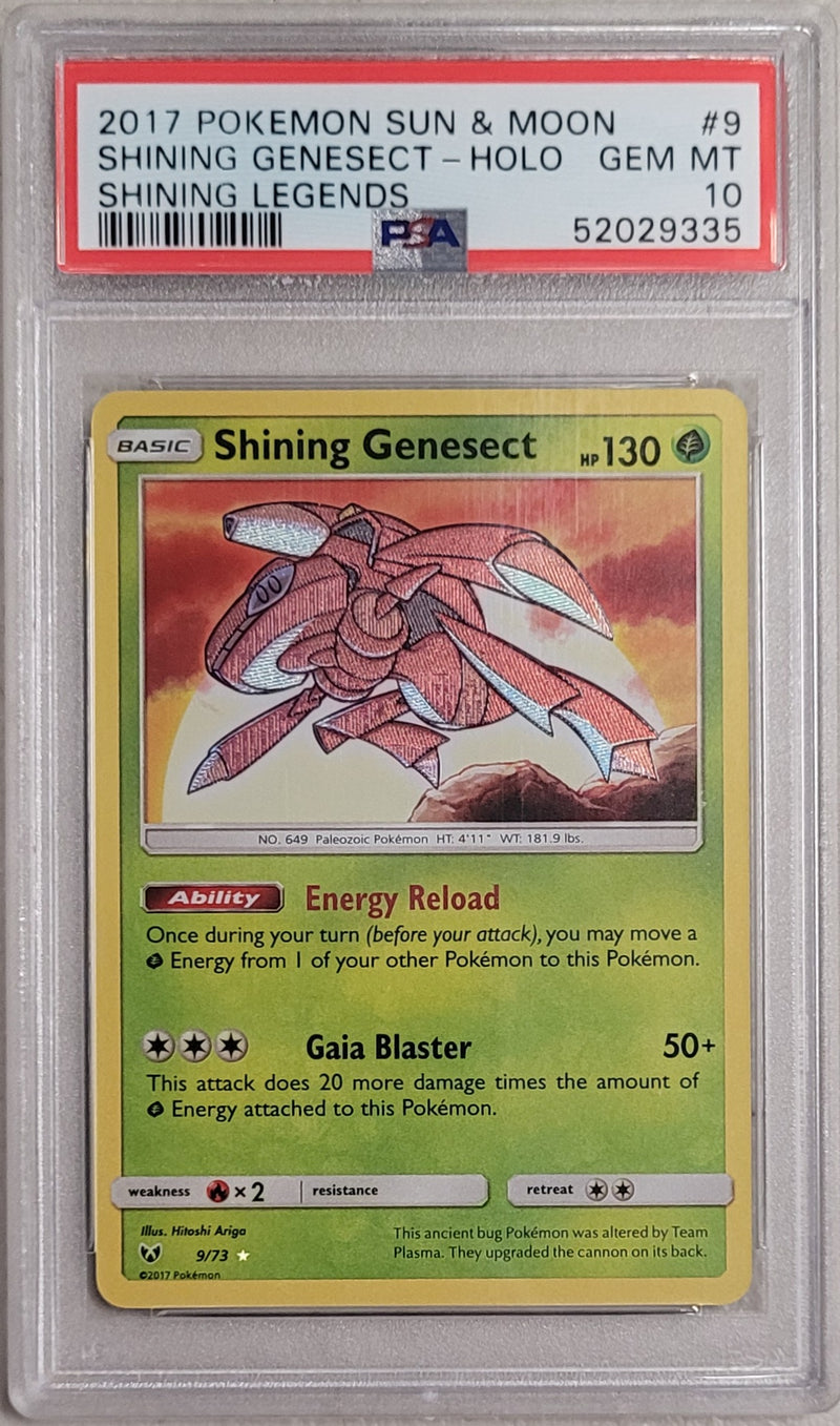 Shining Genesect 9/73 Shining Legends PSA 10 52029335