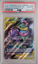 Muk & Alolan Muk GX 197/214 Unbroken Bonds PSA 10 53722408