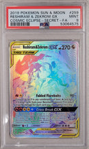 Reshiram & Zekrom GX 259/236 Cosmic Eclipse PSA 9 53064575