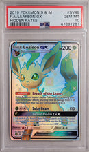 Leafeon GX SV46/SV94 Hidden Fates PSA 10 47691281