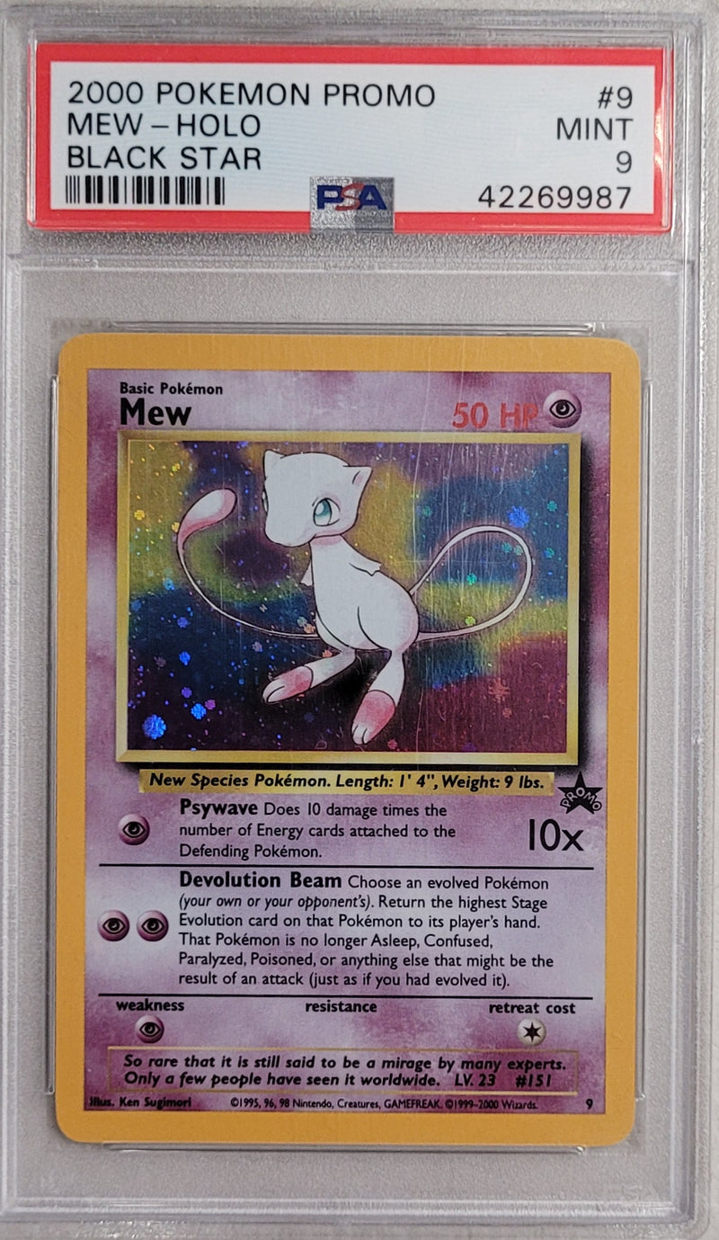 Mew (9) WOTC Promo PSA 9 42269987