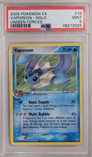 Vaporeon - Holo 19/115 Unseen Forces PSA 9 48212025