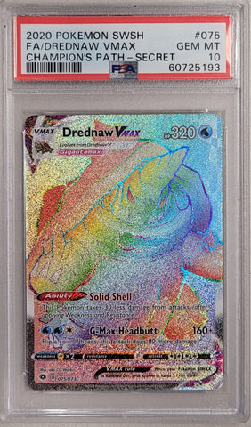 Drednaw VMAX 075/073 Champion's Path PSA 10 60725193