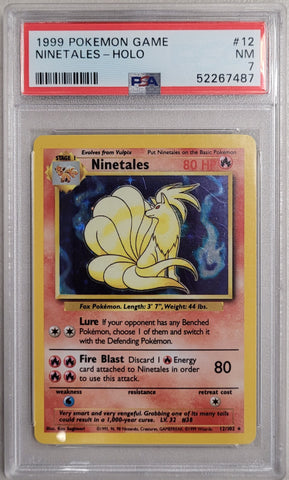 Ninetales - Holo 12/102 Base Set PSA 7 52267487