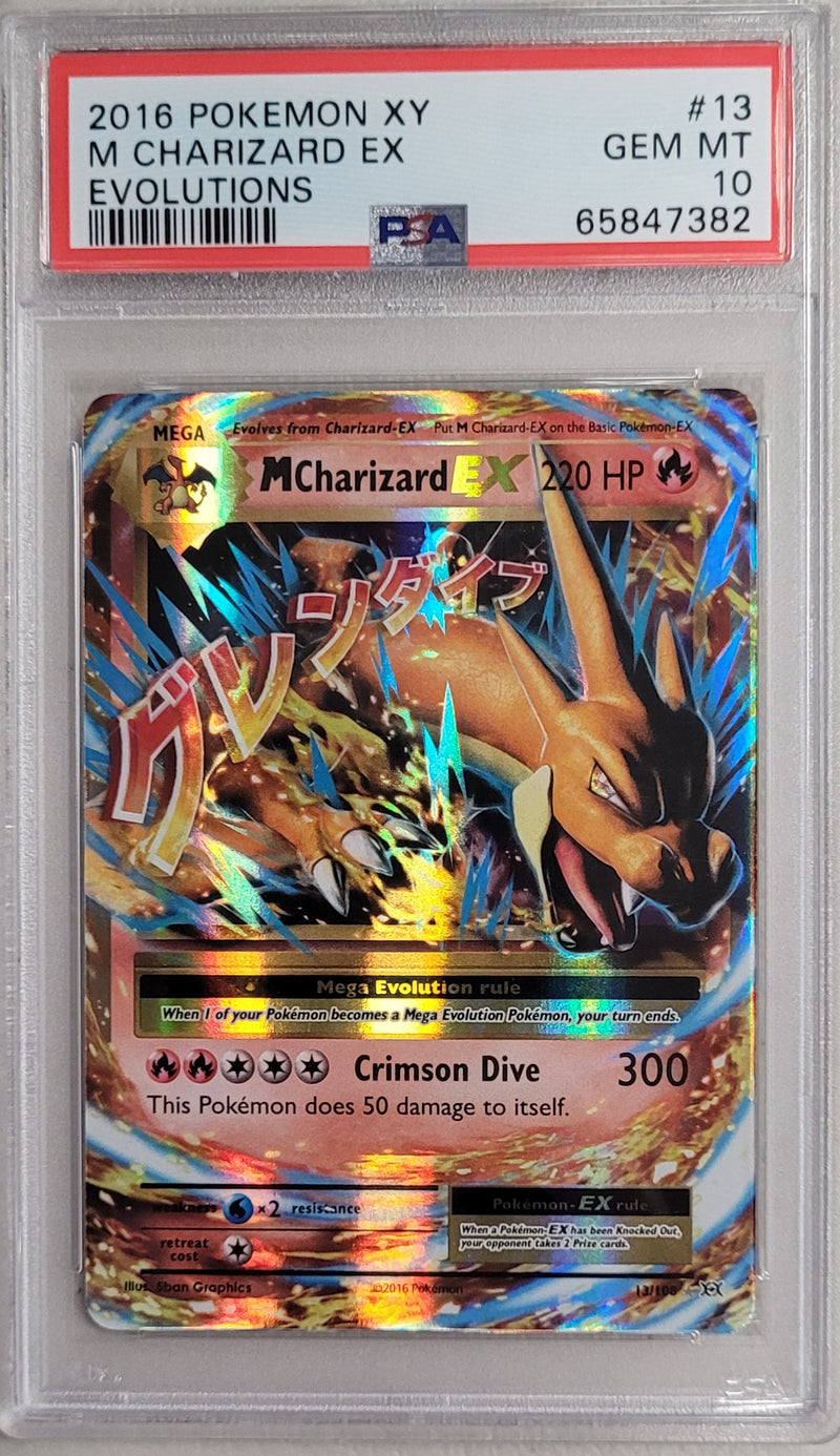 M Charizard EX 13/108 PSA 10 65847382