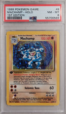 Machamp - Holo 8/102 Base Set 1st Edition PSA 8 55700569
