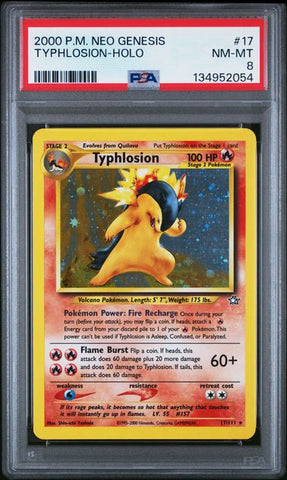 Typhlosion - Holo 17/111 Neo Genesis PSA 8 134952054