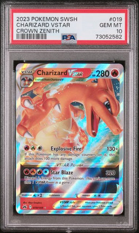 Charizard VSTAR 019/159 Crown Zenith PSA 10 73052582