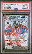 Charizard ex 215/197 Obsidian Flames PSA 10 82255686