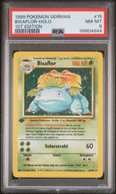 Venusaur 15/102 Base Set 1st Edition German PSA 8 99804844