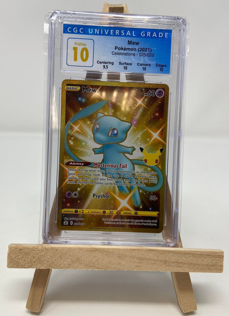 Mew 025/025 Celebrations Gold CGC 10 4070885008